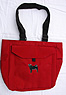 Pug Tote B in red