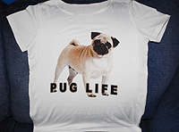 PugSpeak Pug T Shirt 2